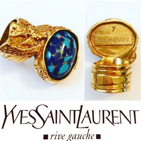 vintage ysl ring|yves saint laurent jewellery.